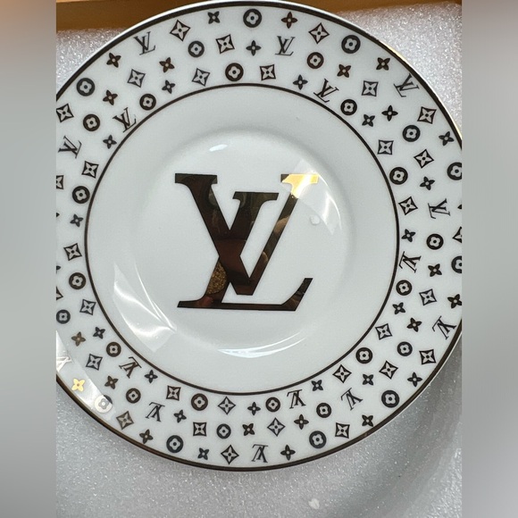 NOW 1/2 PRICE! RARE-LV- PORCELAIN TEA/COFFEE CUP AND SAUCER SET - Picture 2 of 9